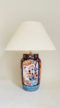 Load image into Gallery viewer, Antique Japanese Imari Lamp - pre order for end of August