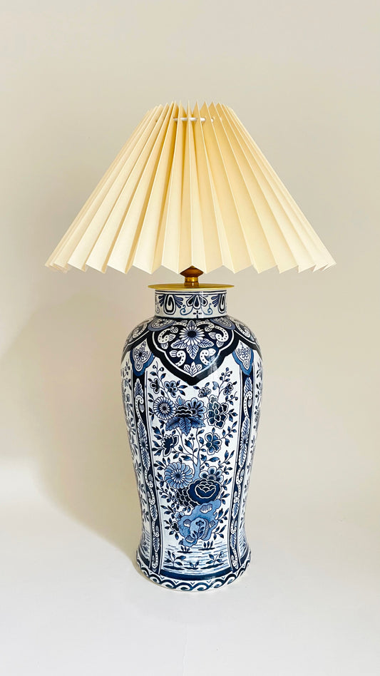 Antique Delft Lamp - pre order for mid Sept