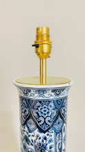 Load image into Gallery viewer, Antique Delft Table Lamp - pre order for end of Dec
