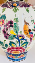 Load image into Gallery viewer, Antique Delft Polychrome Lamp - pre order for mid Sept
