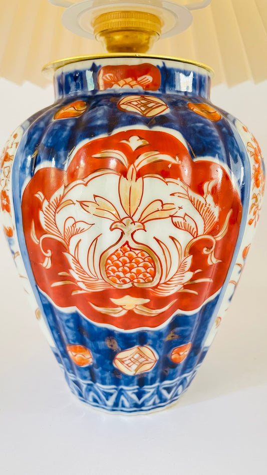 Antique Japanese Mini Imari Lamp - pre order for mid Aug