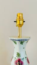 Load image into Gallery viewer, Antique Delft Polychrome Lamp - pre order for end of Dec