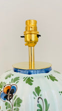 Load image into Gallery viewer, Antique Delft Polychrome Lamp - pre order for end of Dec