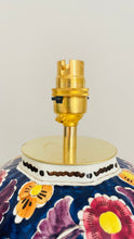 Load image into Gallery viewer, Antique Delft Polychrome Lamp - pre order for mid Sept