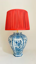 Load image into Gallery viewer, Antique Delft Lamp - pre order for end of Jan
