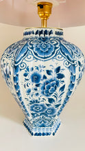 Load image into Gallery viewer, Antique Delft Lamp - pre order for end of Jan
