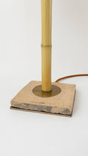 Load image into Gallery viewer, Bamboo and Terracotta Table Lamp - Red