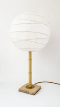 Load image into Gallery viewer, Terracotta and Bamboo Lollipop Table Lamp