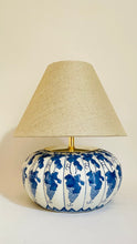 Load image into Gallery viewer, Antique Pumpkin Lamp - pre order for mid April