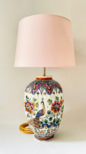 Load image into Gallery viewer, Tall Antique Delft Lamp (damaged) - pre order for mid June