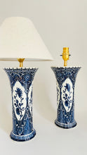 Load image into Gallery viewer, Antique Delft Boch Lamp - pre order for mid May