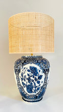 Load image into Gallery viewer, Extra Large Antique Delft Lamp - pre order for end of April