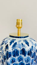 Load image into Gallery viewer, Antique Delft Blue Lamp - pre order for w/c April 24th
