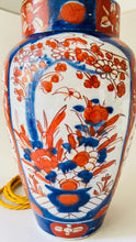 Load image into Gallery viewer, Large Antique Imari Lamp - pre order for early May