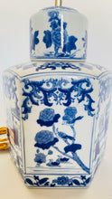 Load image into Gallery viewer, Antique Chinese Hexagon Lamp - pre order for w/c Feb 21st