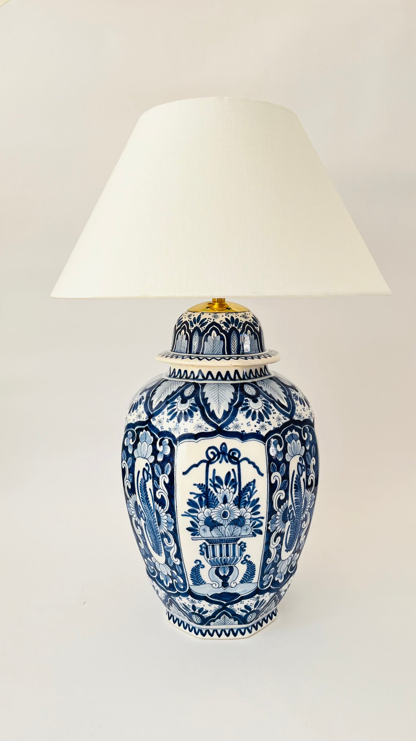 Large Antique Delft Lamp - pre order for end of August