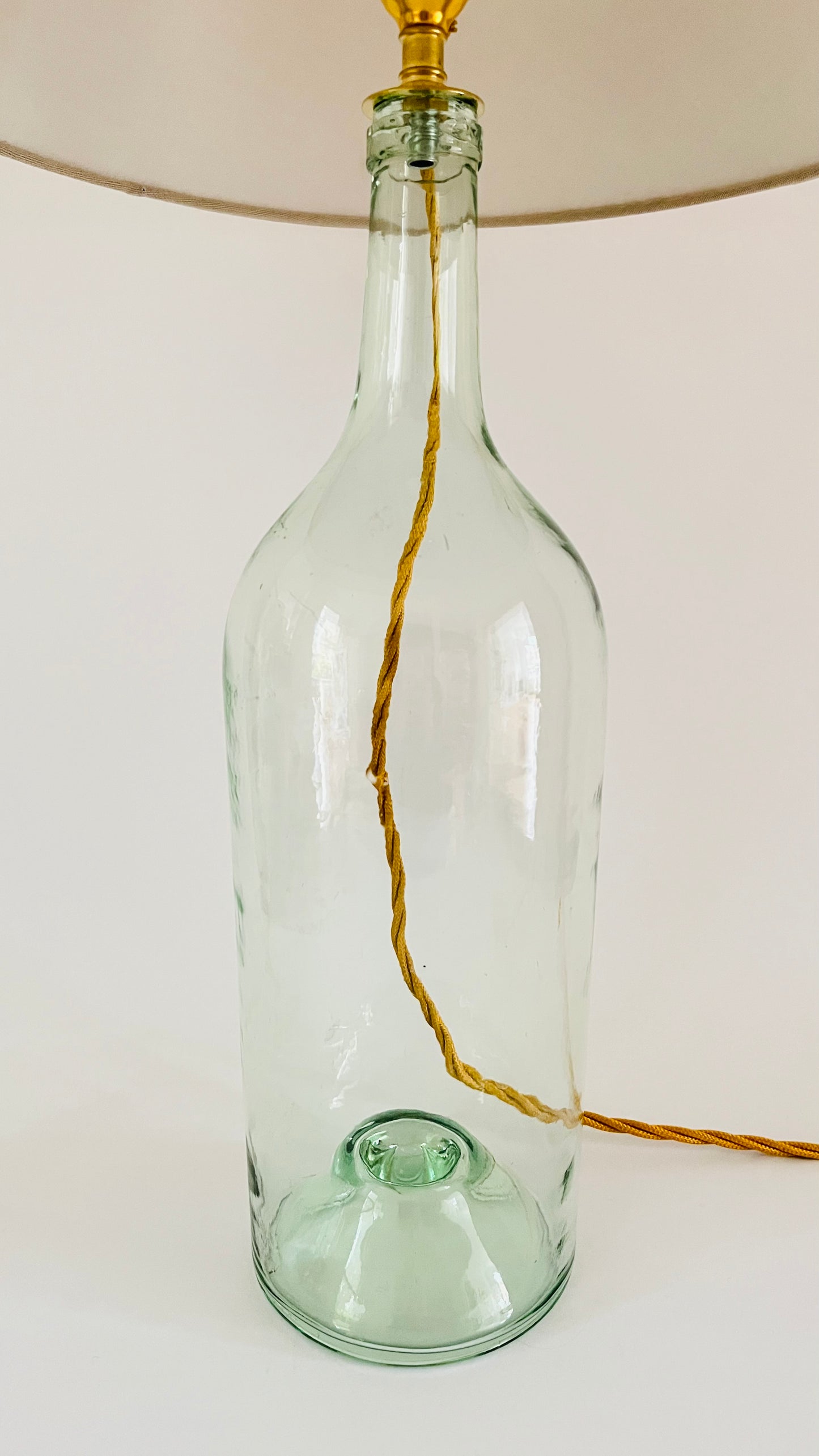 Tall Antique Glass Lamp