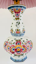 Load image into Gallery viewer, Antique Delft Polychrome Lamp
