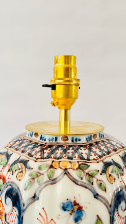 Antique Makkum Lamp - pre order for end of April