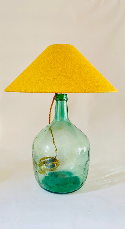 Large Antique Demijohn Lamp
