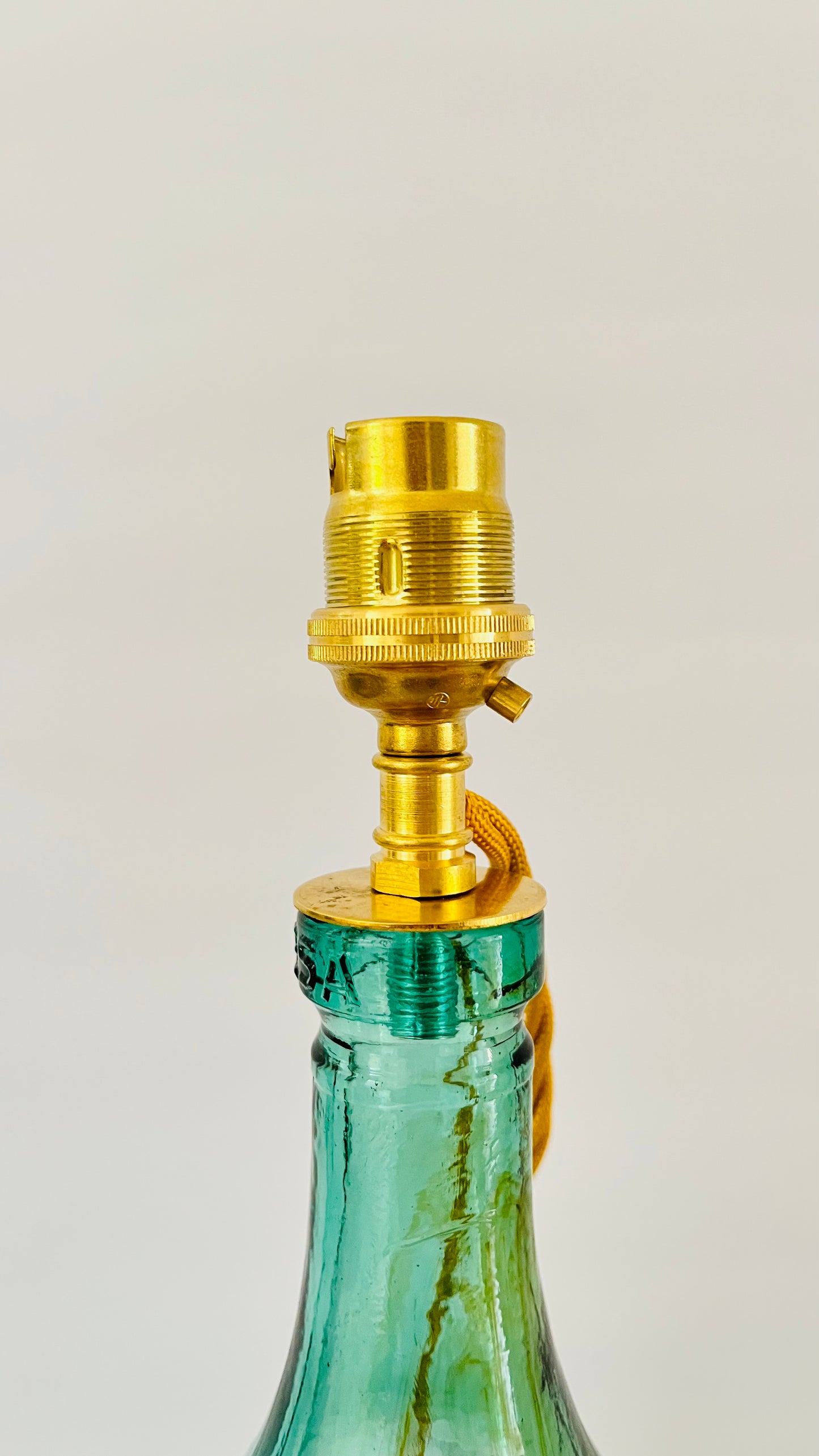 Antique French Bottle Lamp
