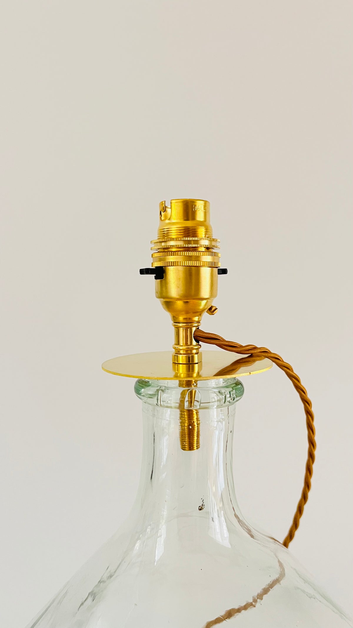 Antique French Demijohn Lamp