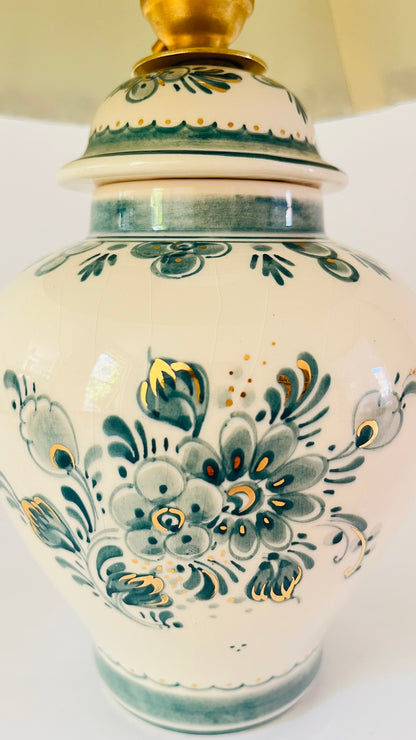 Antique Delft Green Mini Lamp