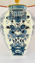 Load image into Gallery viewer, Antique Delft ‘Distel’ Lamp
