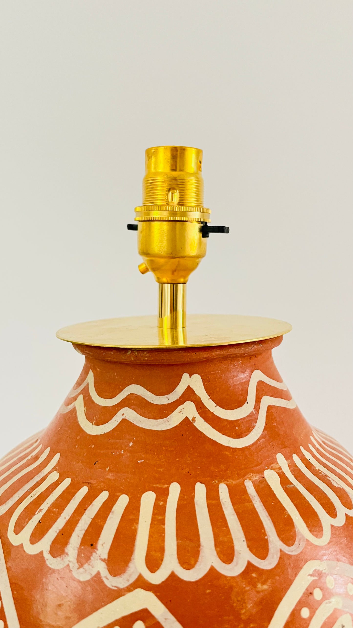 Antique Pottery Lamp