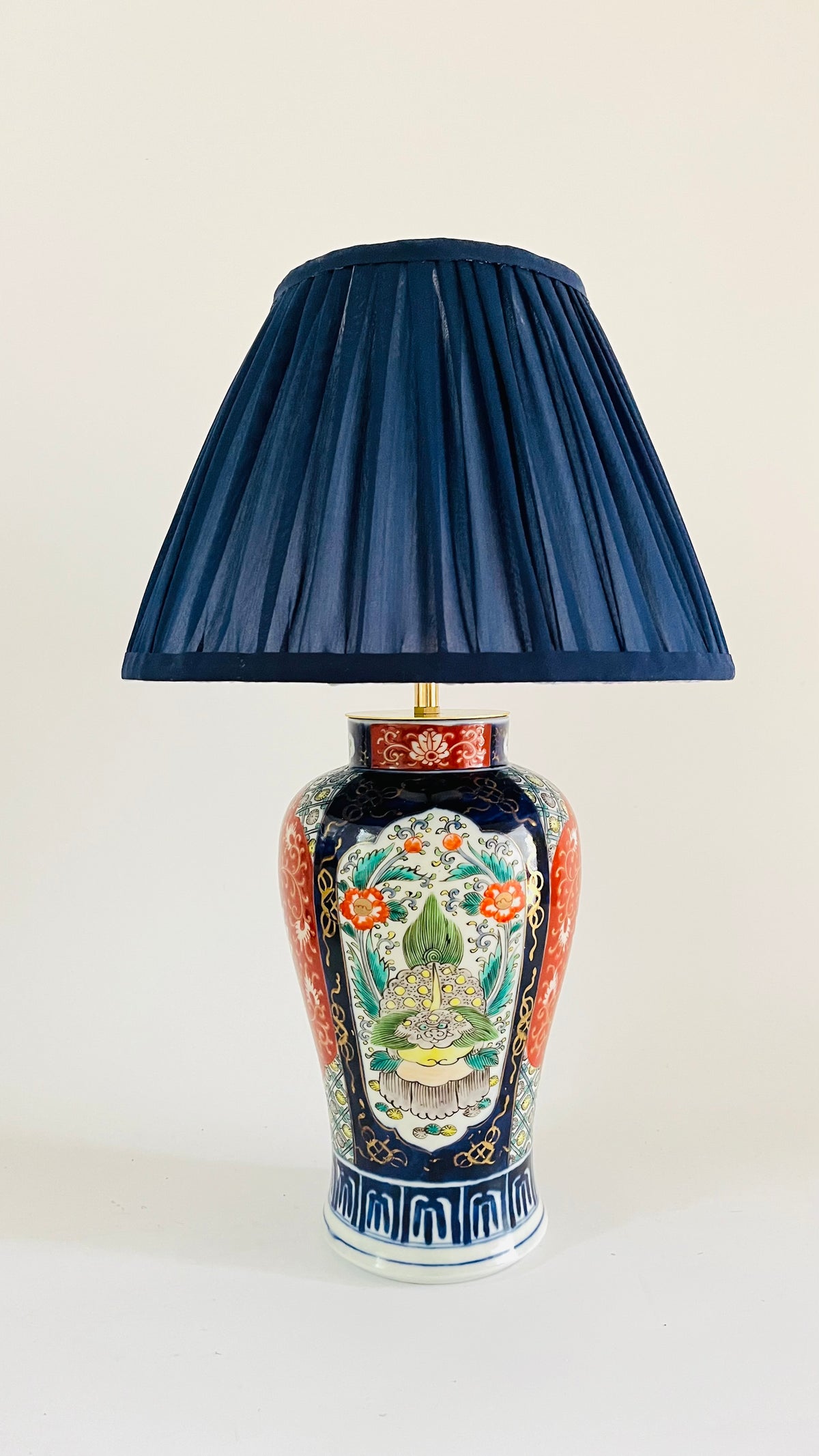 Antique Imari Table Lamp