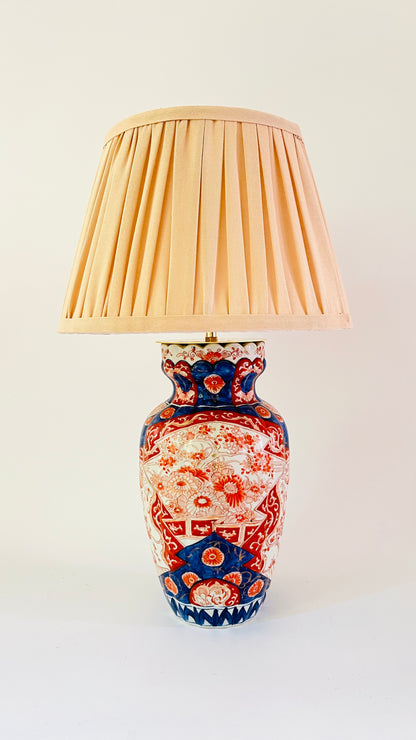 Antique Japanese Imari Lamp