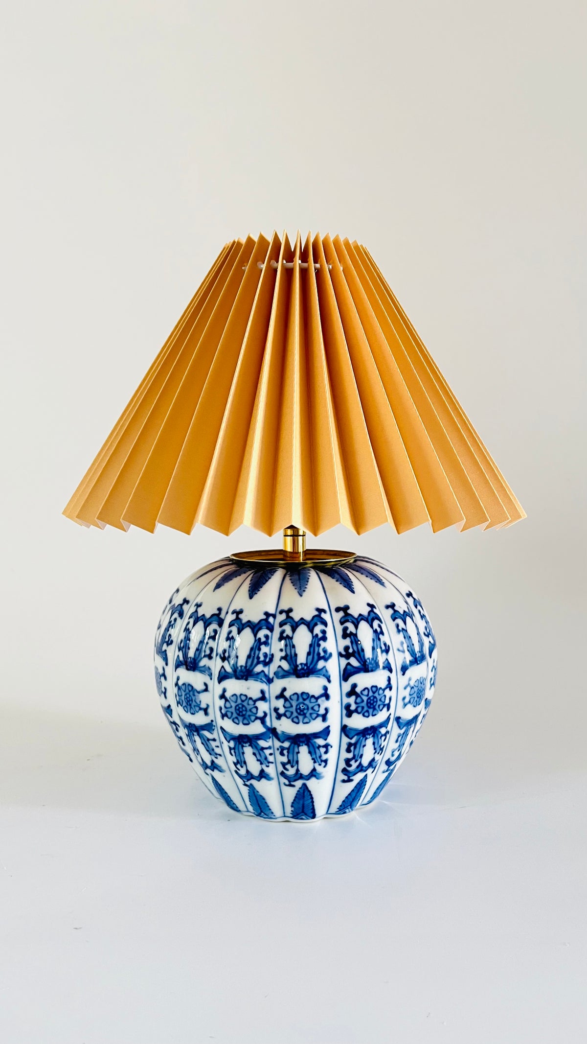 Antique Mini Pumpkin Lamp