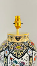Load image into Gallery viewer, Antique Delft Boch Polychrome Lamp - pre order for end of Dec
