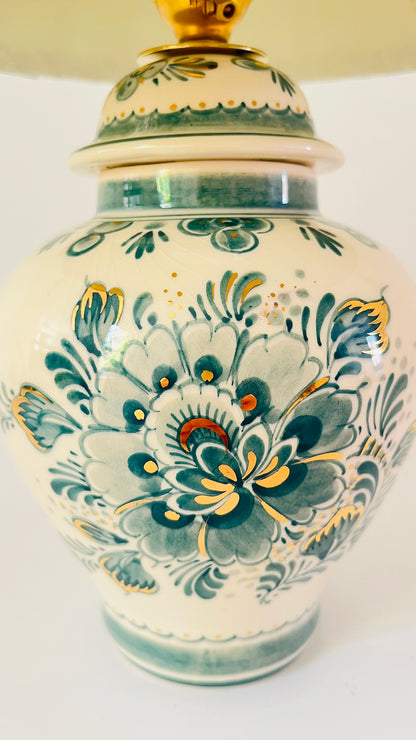 Antique Delft Green Mini Lamp