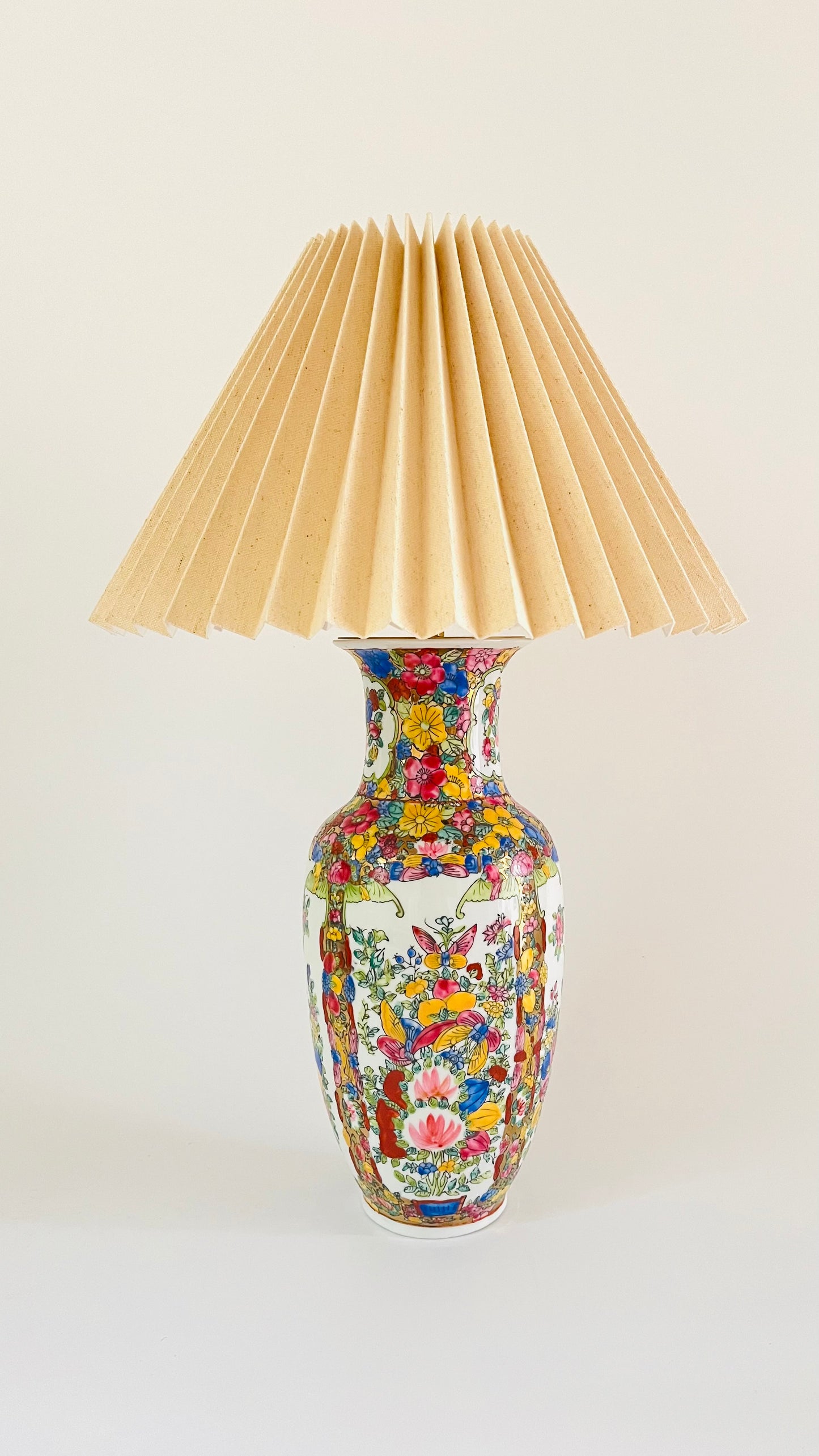 Antique Golden Flower Lamp