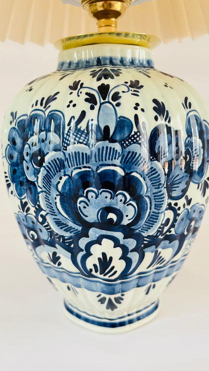 Antique Mini Delft Lamp