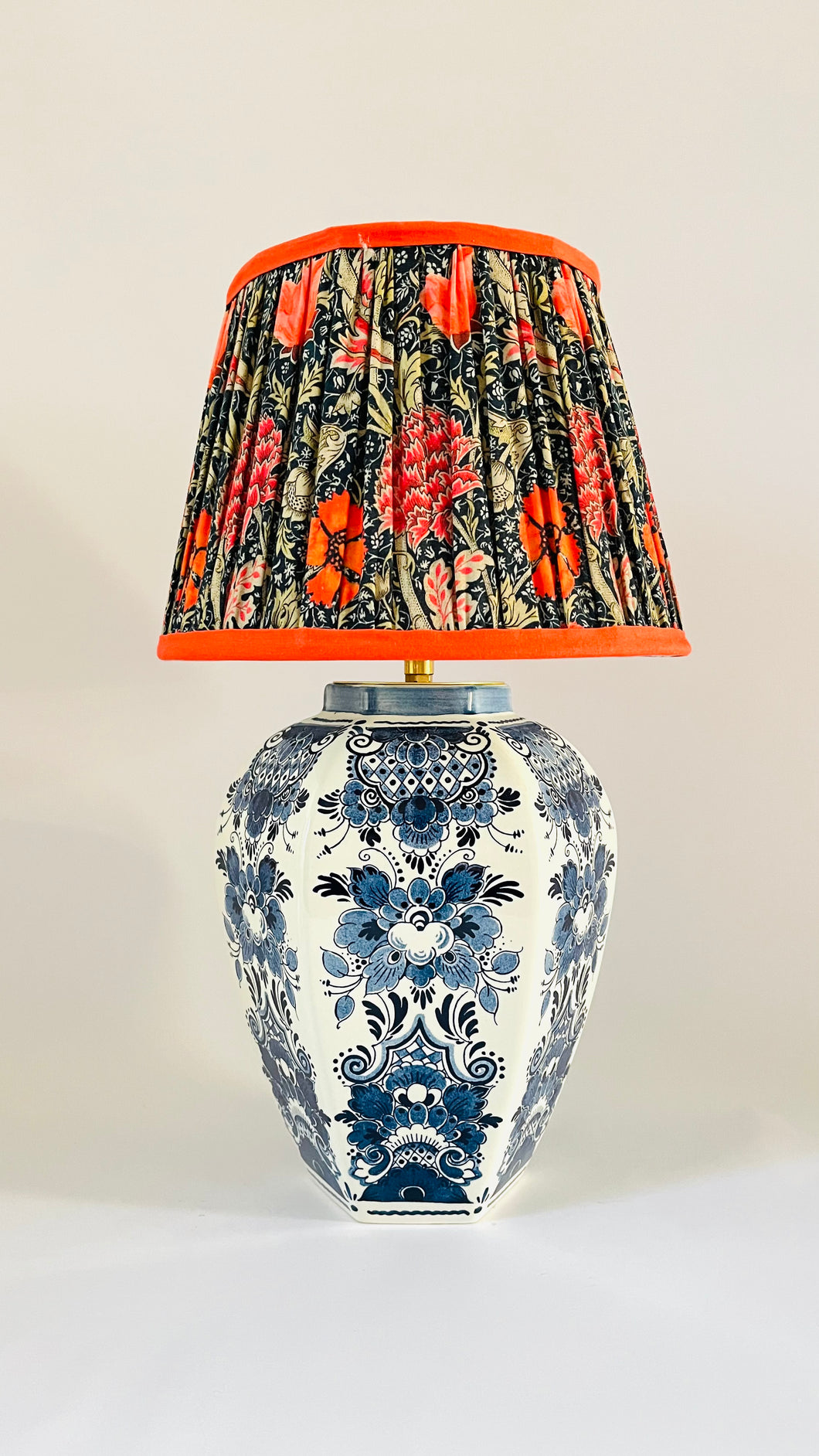 Antique Delft ‘Distel’ Lamp - pre order for end of Dec