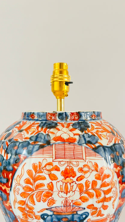 Antique Japanese Imari Lamp