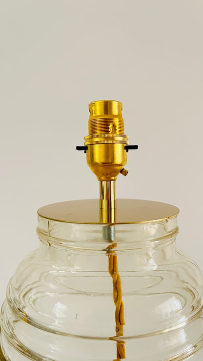 Antique Glass Table Lamp