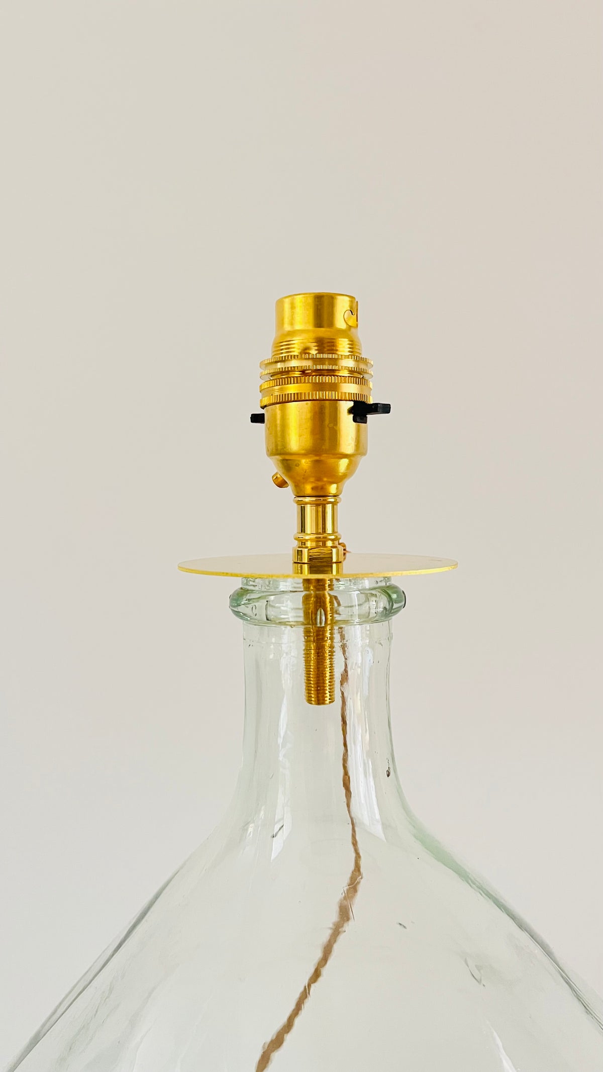 Antique French Demijohn Lamp
