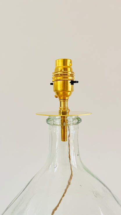 Antique French Demijohn Lamp