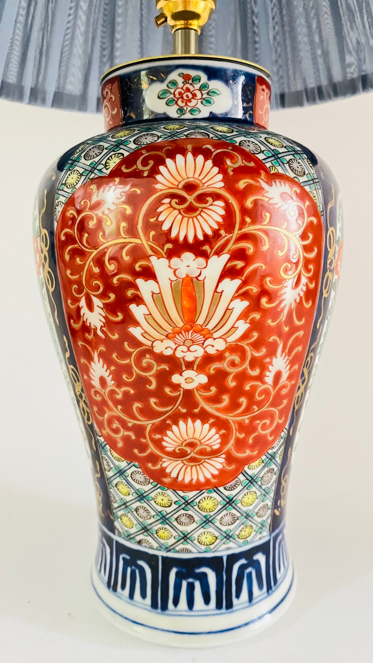 Antique Imari Table Lamp