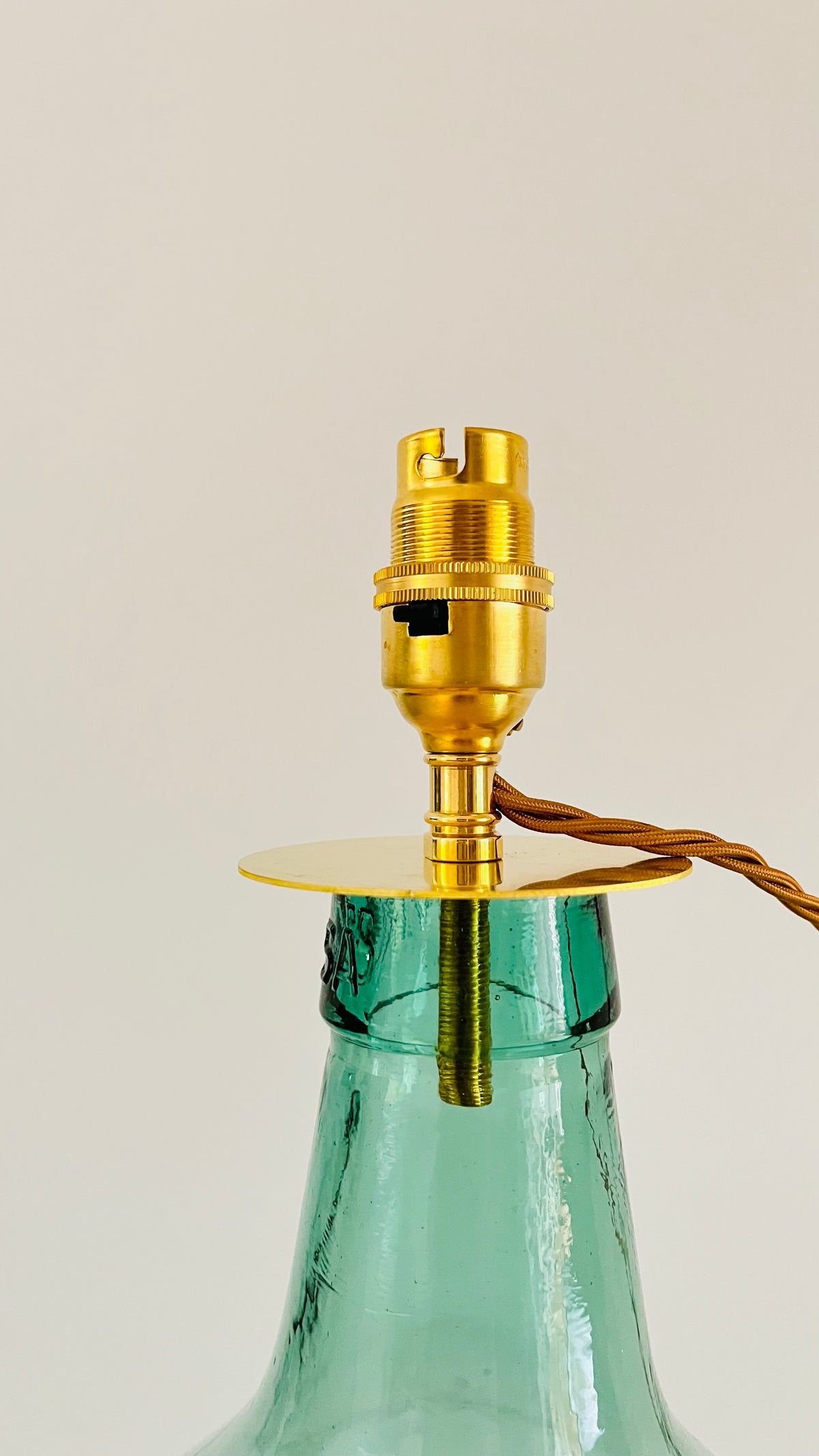 Antique French Demijohn Lamp
