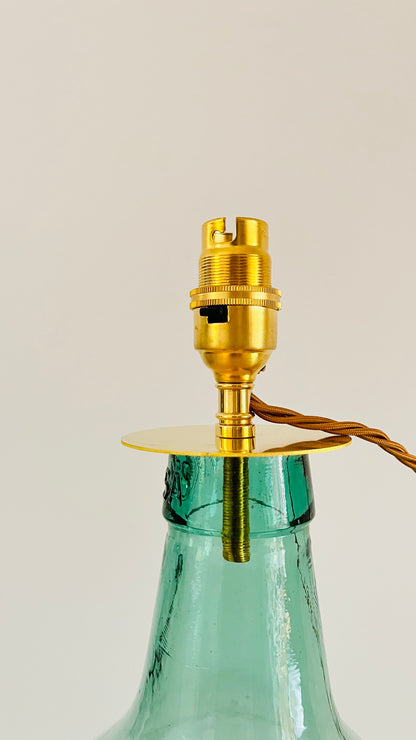 Antique French Demijohn Lamp