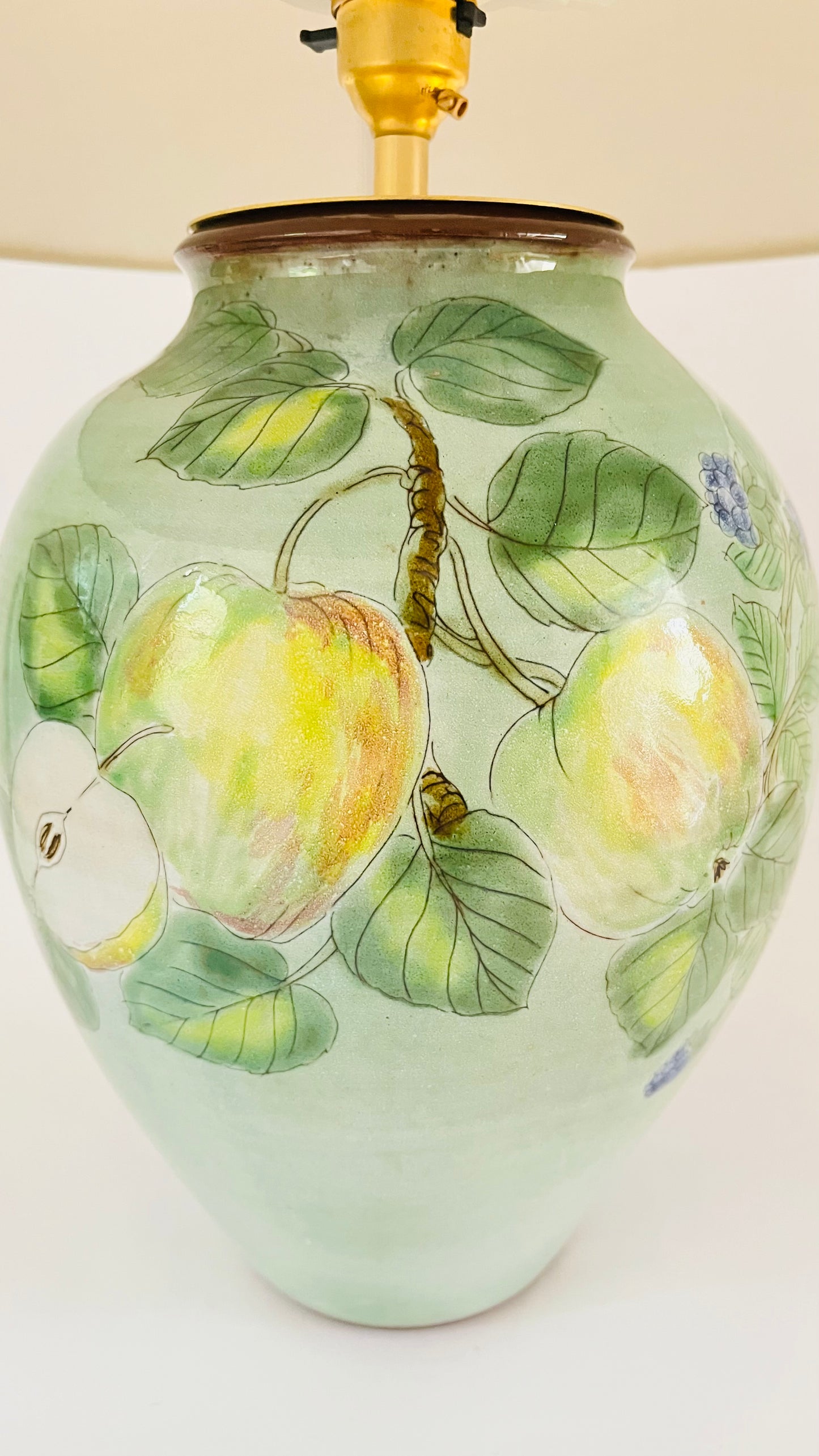 Chelsea Pottery Fruit Lamp