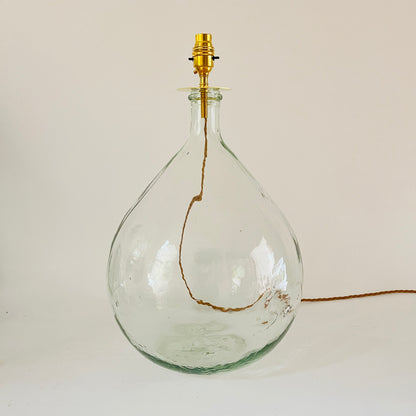 TLC Antique French Demijohn Lamp