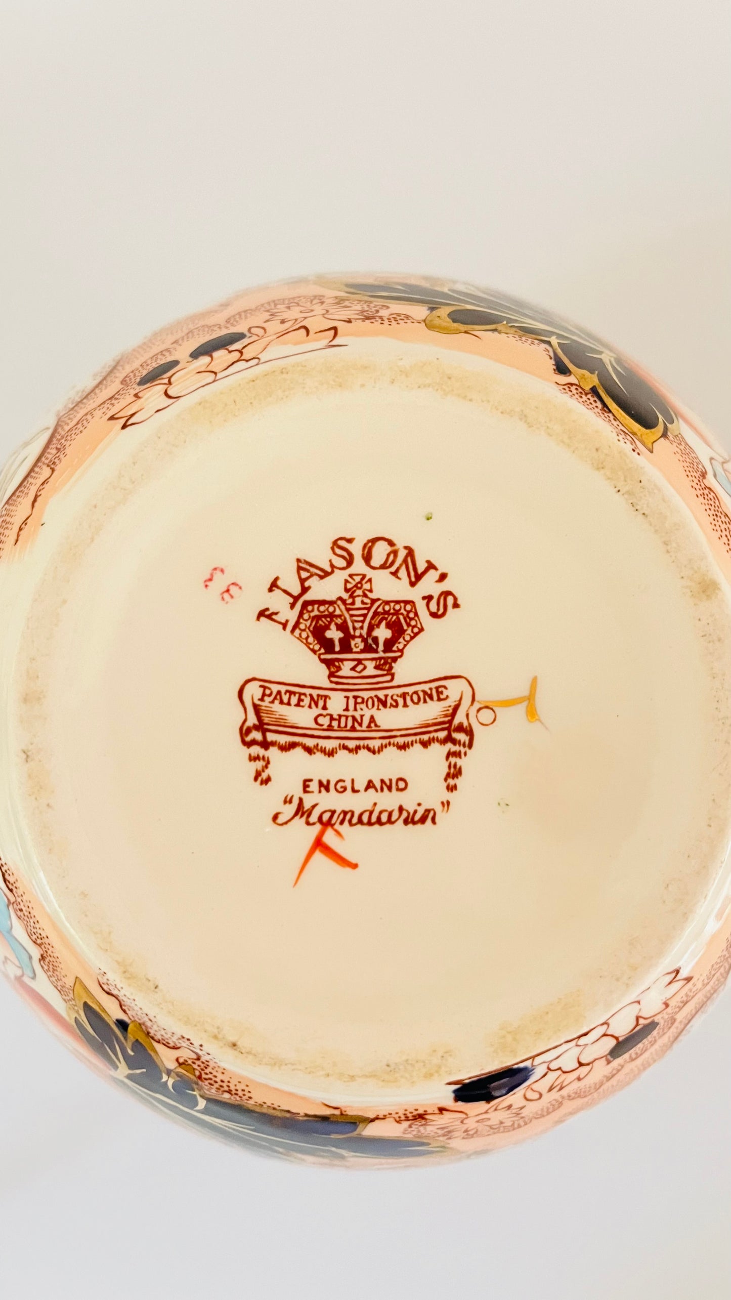 Antique Mason’s Mandarin Lamp