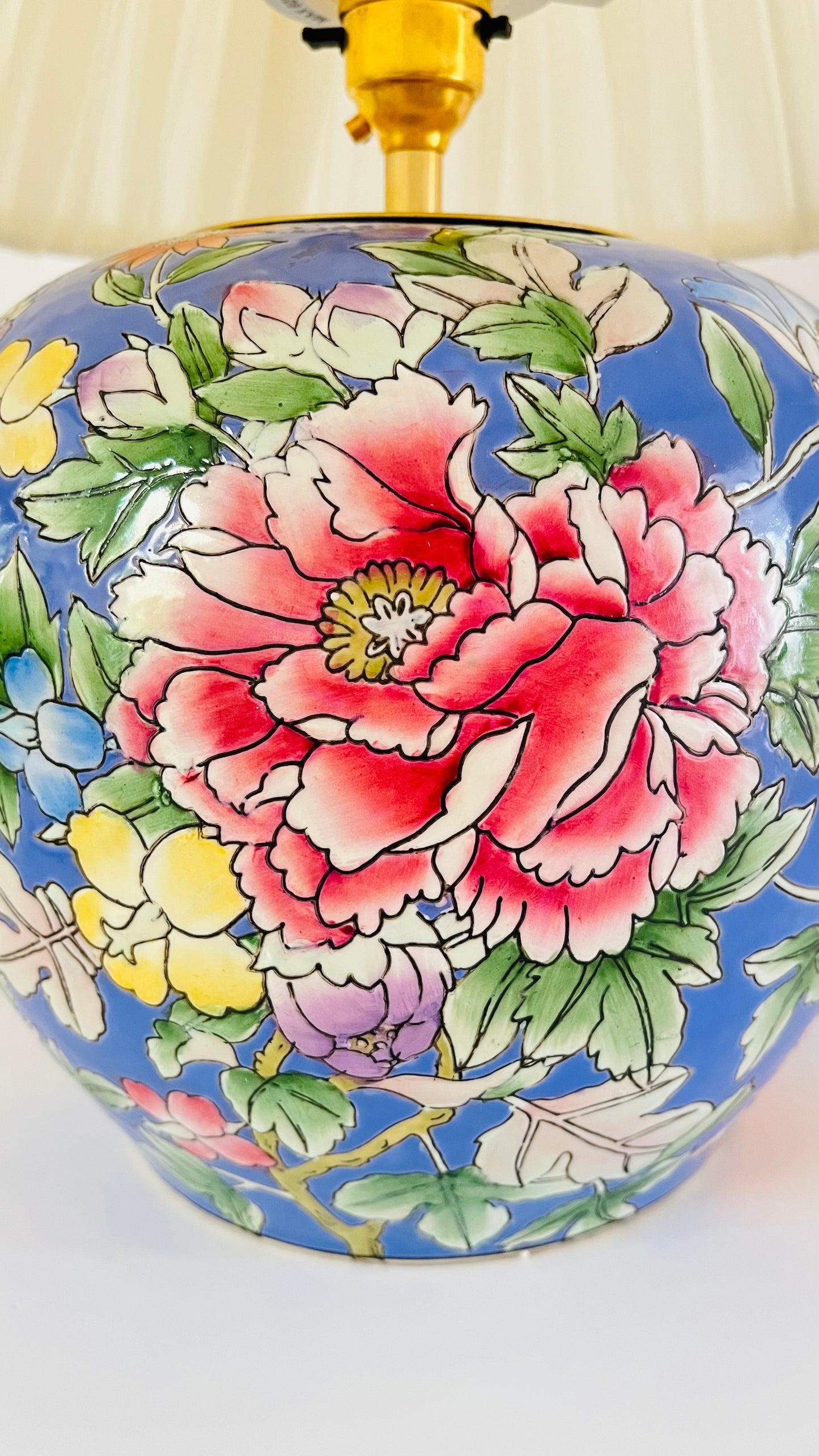 Antique Flower Lamp