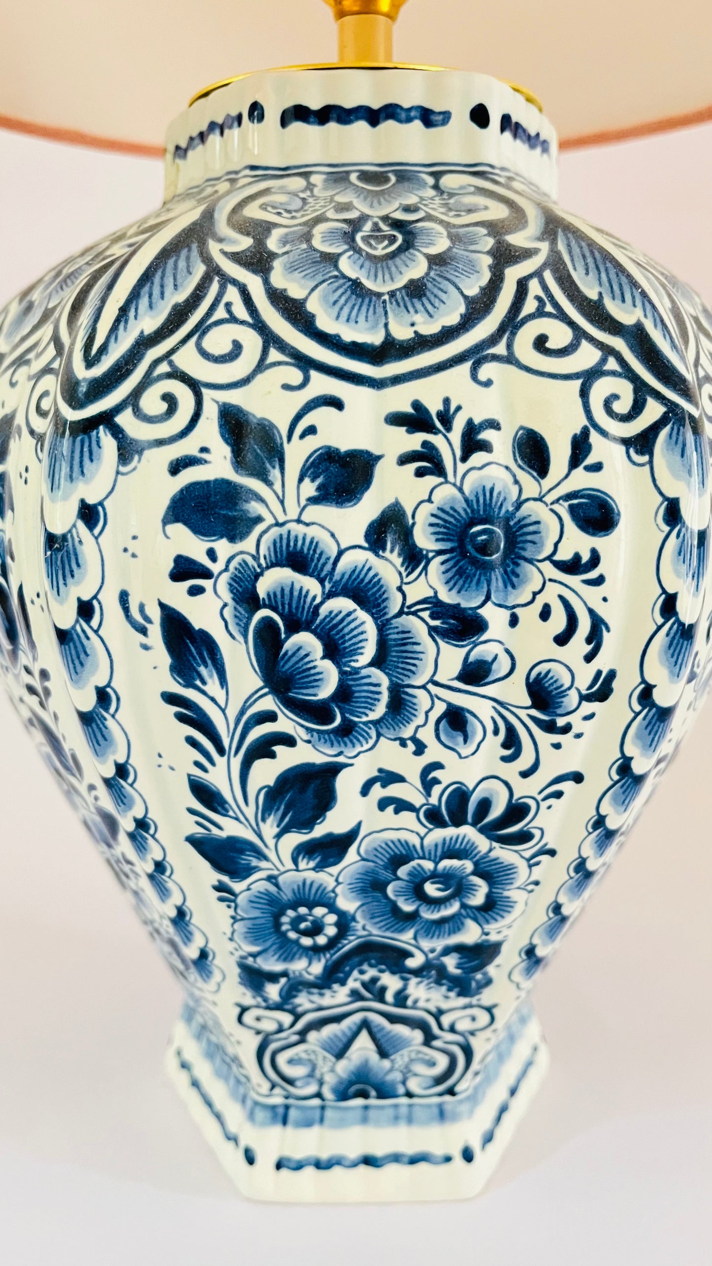 Antique Delft Lamp