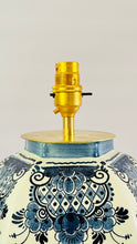 Load image into Gallery viewer, Antique Delft ‘Distel’ Lamp
